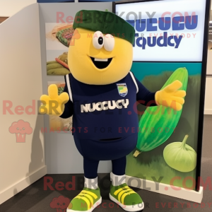 Maskotfigur af en Navy...