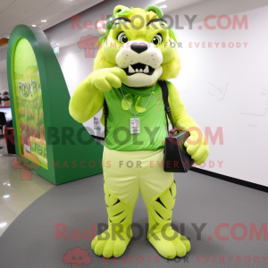 Mascot character of a Lime...