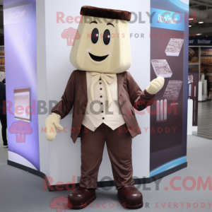 Mascot character of a Cream...