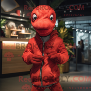 Mascot character of a Red...