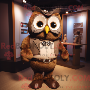 Mascottefiguur van een...