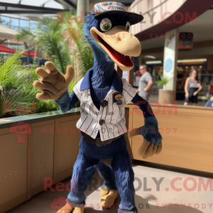 Mascot character of a Navy...