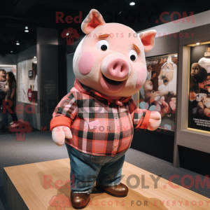 Personagem de máscara de um...
