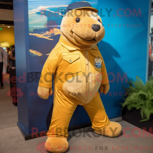 Mascot character of a Gold...