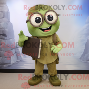 Mascot character of a Olive...