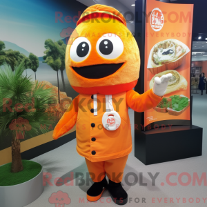 Postava maskota Orange...