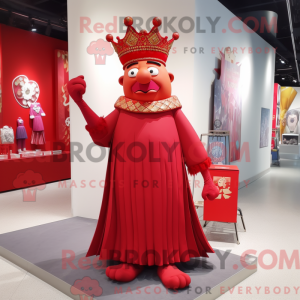 Mascottefiguur van een Rode...