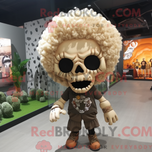 Personagem de máscara de...
