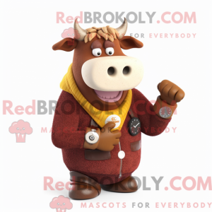 Mascot character of a Rust...