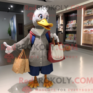 Mascot character of a Gray...