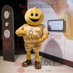 Mascot character of a Gold...