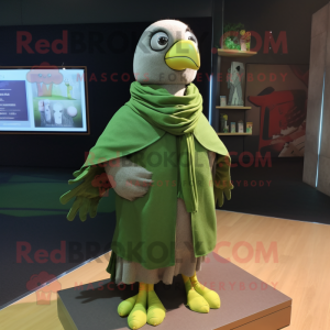 Olivduva maskot kostym...