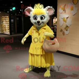 Mascot character of a Lemon...