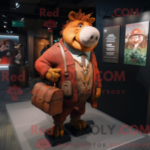 Mascot character of a Rust...