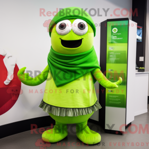 Mascot character of a Lime...