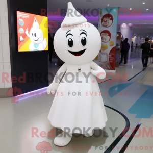 Mascot character of a White...