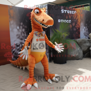 Mascottefiguur van een Rust...