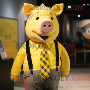 Mascottekarakter van een...