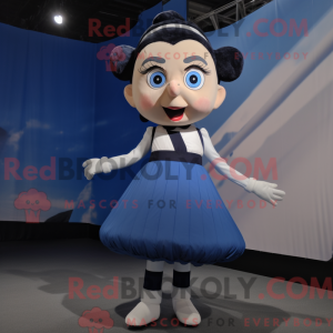 Mascot-karakter af en Navy...