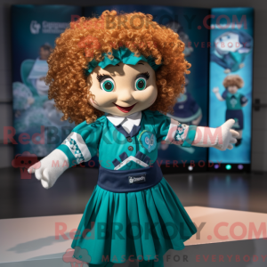 Mascot karakter van een...
