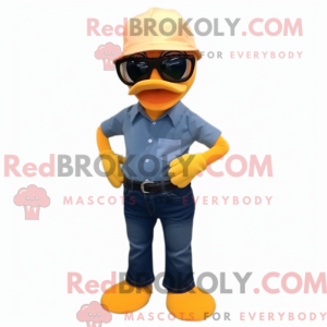 Mascot character of a Peach...