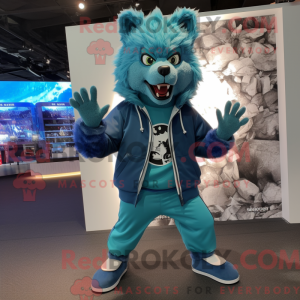 Mascot karakter van een...