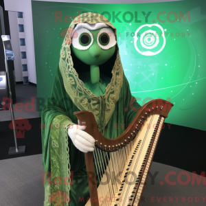 Mascot character of a Green...