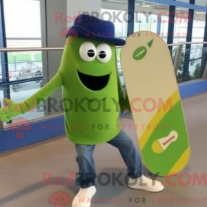 Maskotkarakter af et oliven...