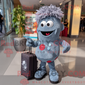 Mascot character of a Gray...