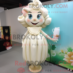 Mascottefiguur van een...