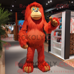 Mascot character of a Red...