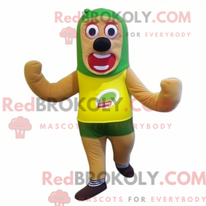 Maskot-karakter af en Olive...