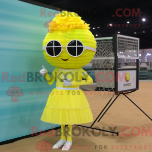 Mascot character of a Lemon...