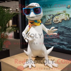 Mascot character of a White...