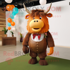 Rust Yak mascotte kostuum...