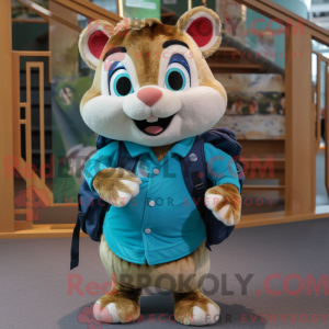 Maskot-karakter av en...