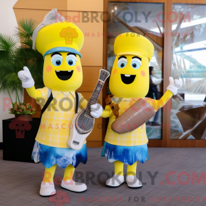 Mascot karakter van een...