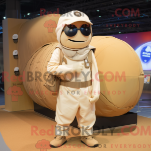 Mascot character of a Cream...