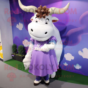 Lavendel Bull maskot...