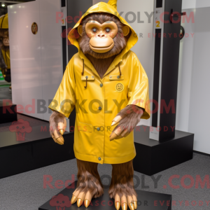 Maskottchen eines goldenen...