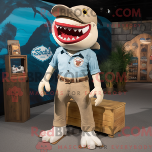 Maskot karakter af en Tan...