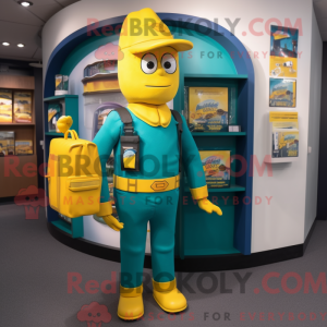 Mascottefiguur van een...