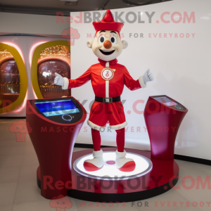 Mascot character of a Red...