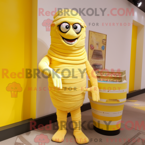 Mascot character of a Lemon...