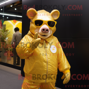 Mascot character of a Gold...