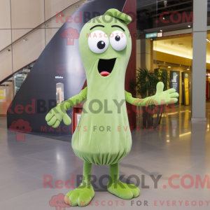 Maskot-karakter av en Olive...
