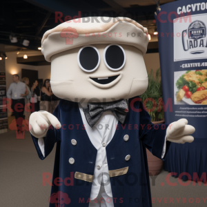 Mascot character of a Navy...