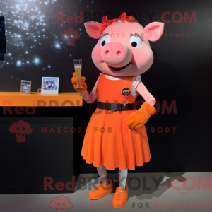 Mascot character of a...
