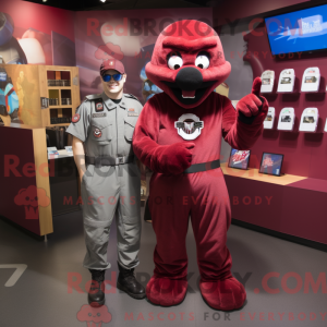 Mascot character of a...