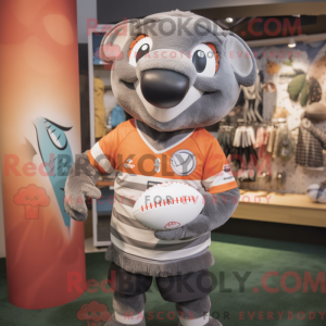 Mascot character of a Gray...